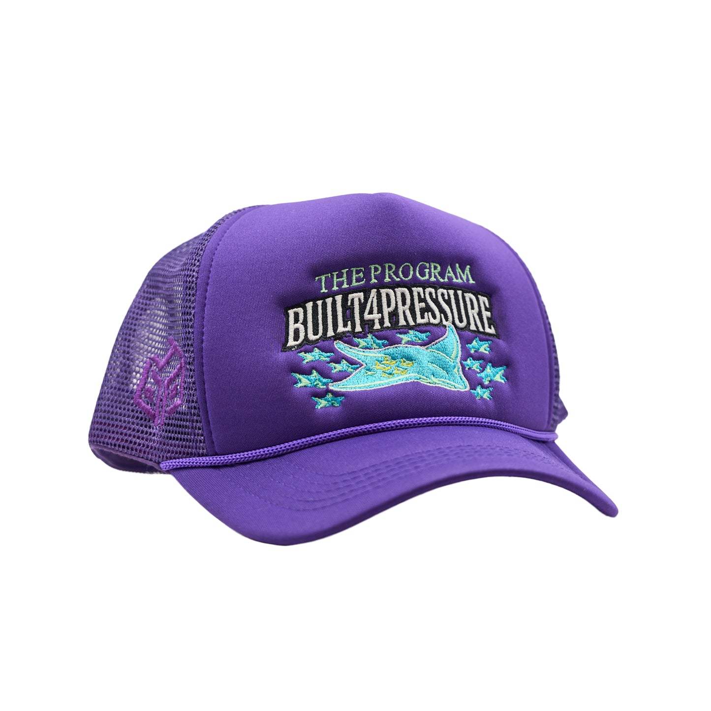 BUILT4PRESSURE™ “STINGRAY PROGRAM” TRUCKER HAT – PURPLE REIGN EDITION