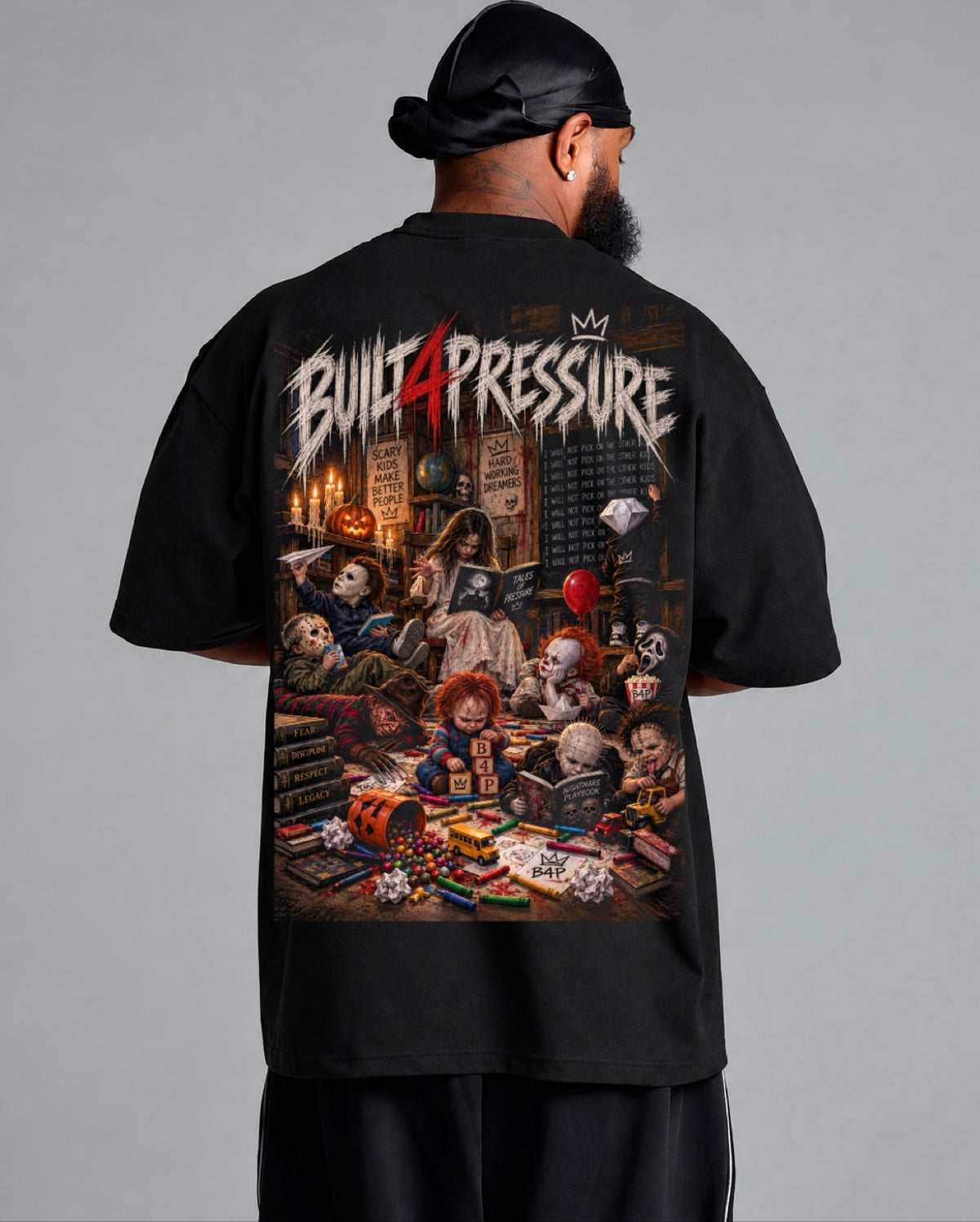B4P Halloween Tee — back print