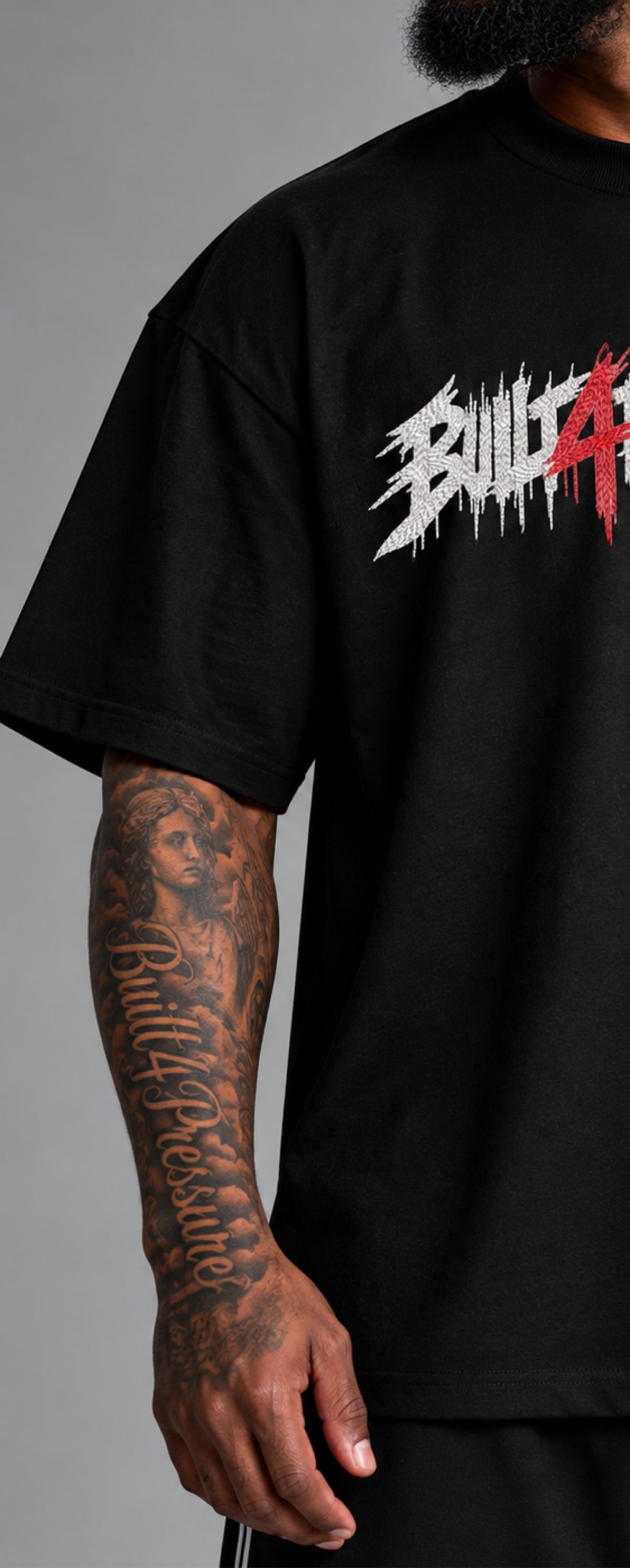 B4P Halloween Tee — front detail