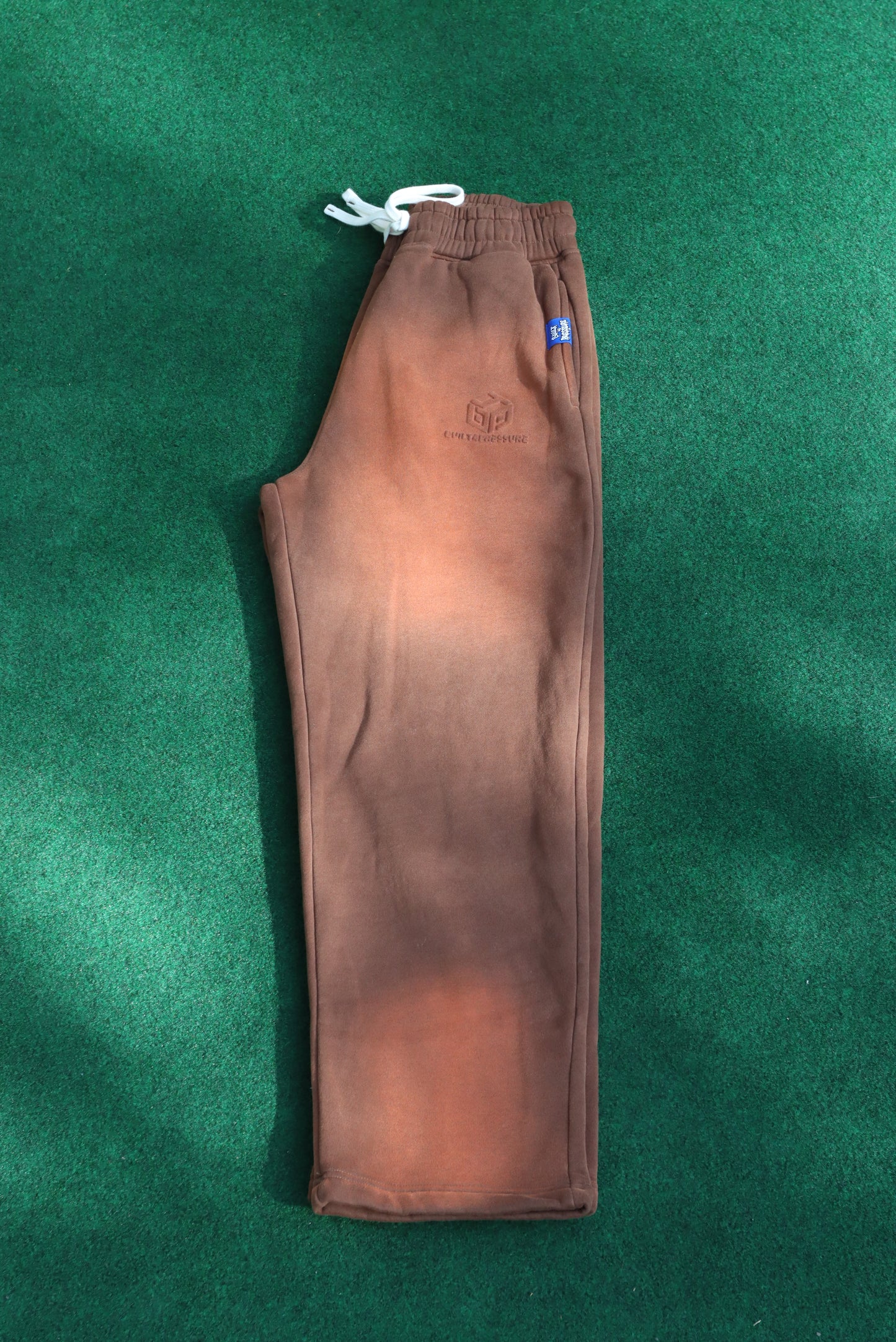 B4P SUN WASHED JOGGER PANTS BROWN