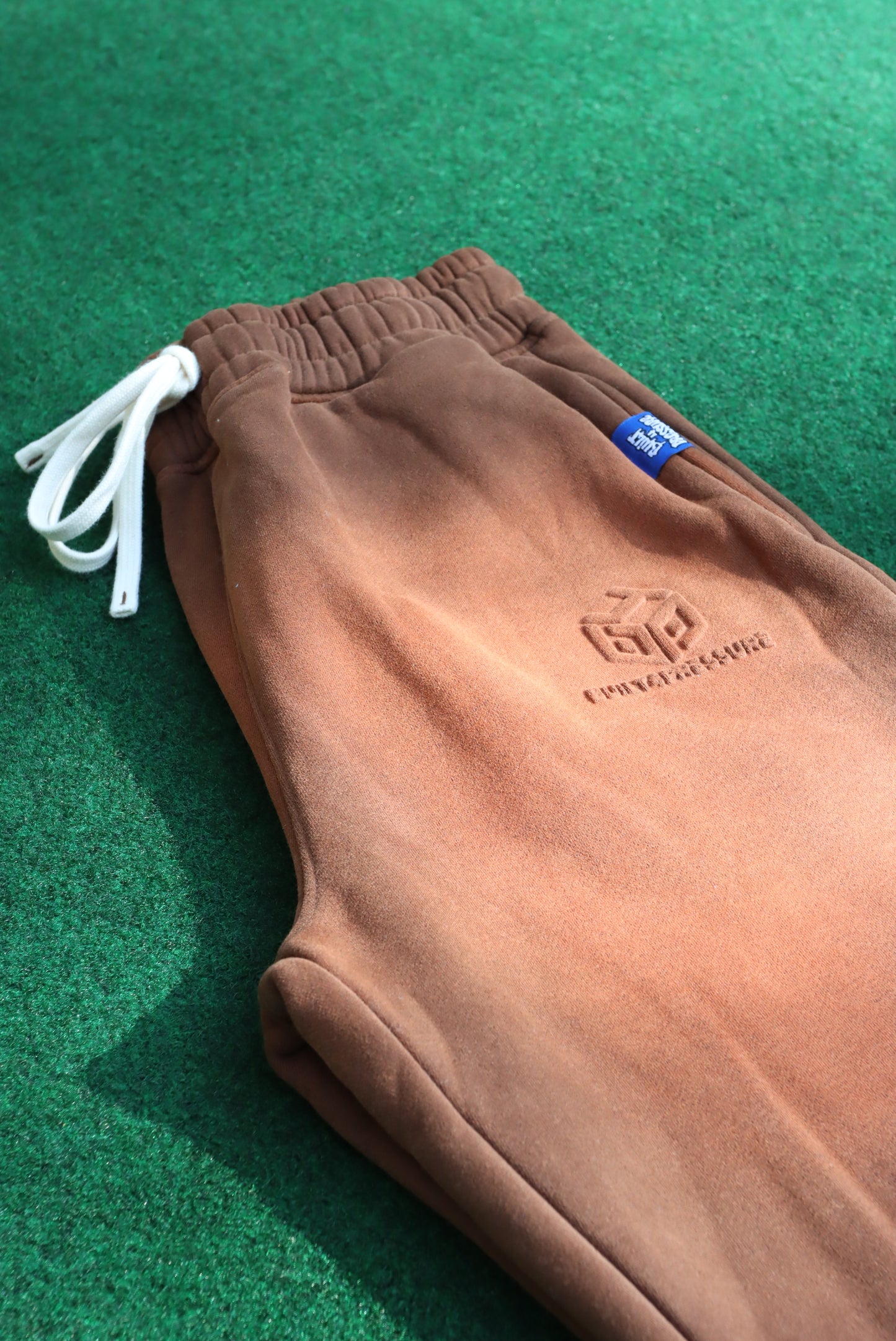 B4P SUN WASHED JOGGER PANTS BROWN