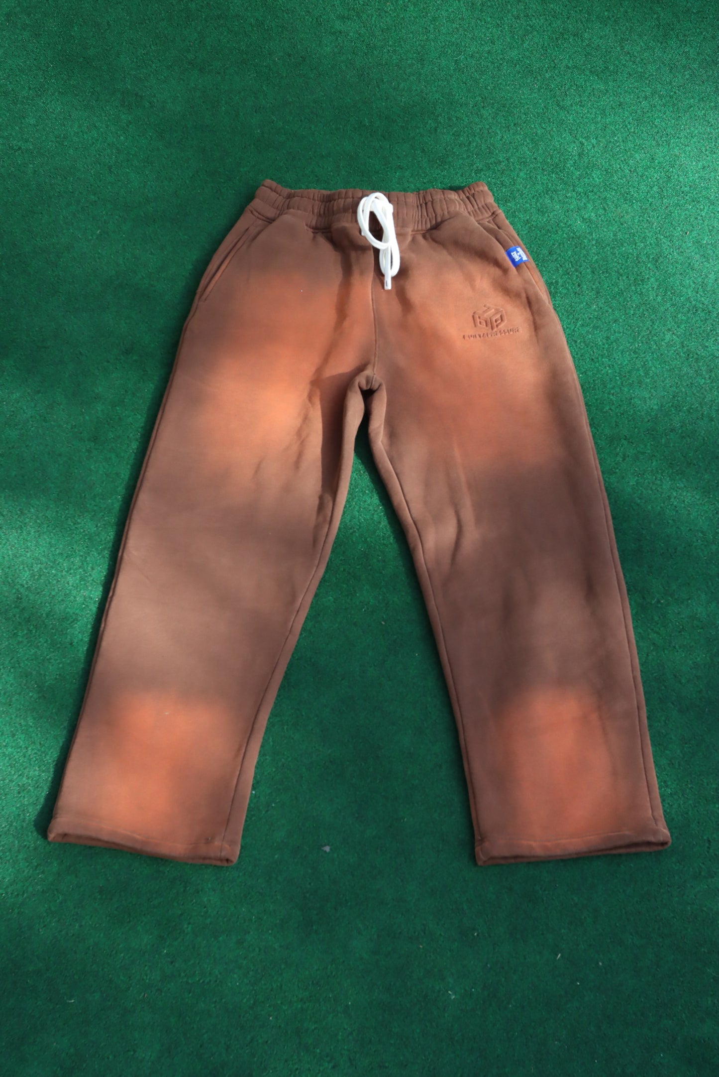 B4P SUN WASHED JOGGER PANTS BROWN