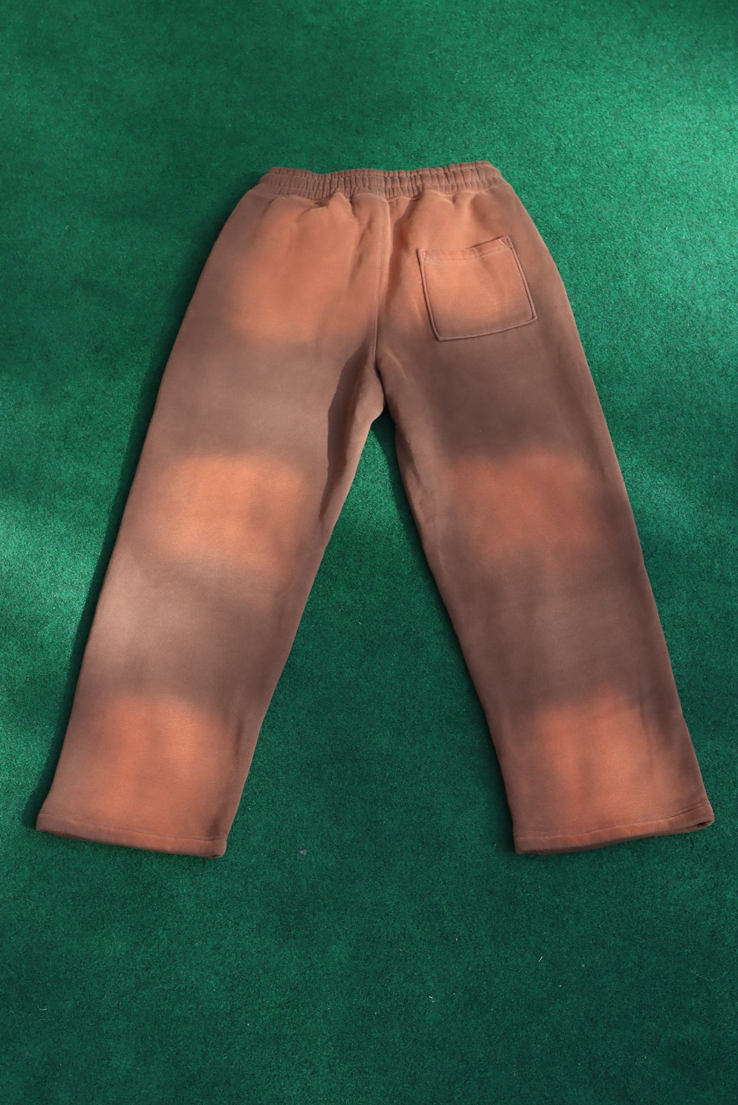 B4P SUN WASHED JOGGER PANTS BROWN