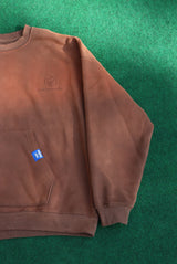 B4P SUN WASHED JOGGER TOP BROWN