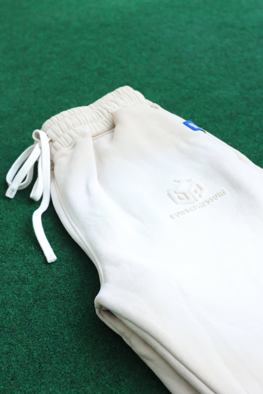 B4P SUN WASHED JOGGER PANTS CREAM