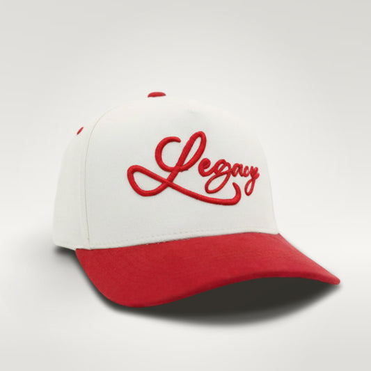Built4Pressure Legacy snapback cap in Power Red