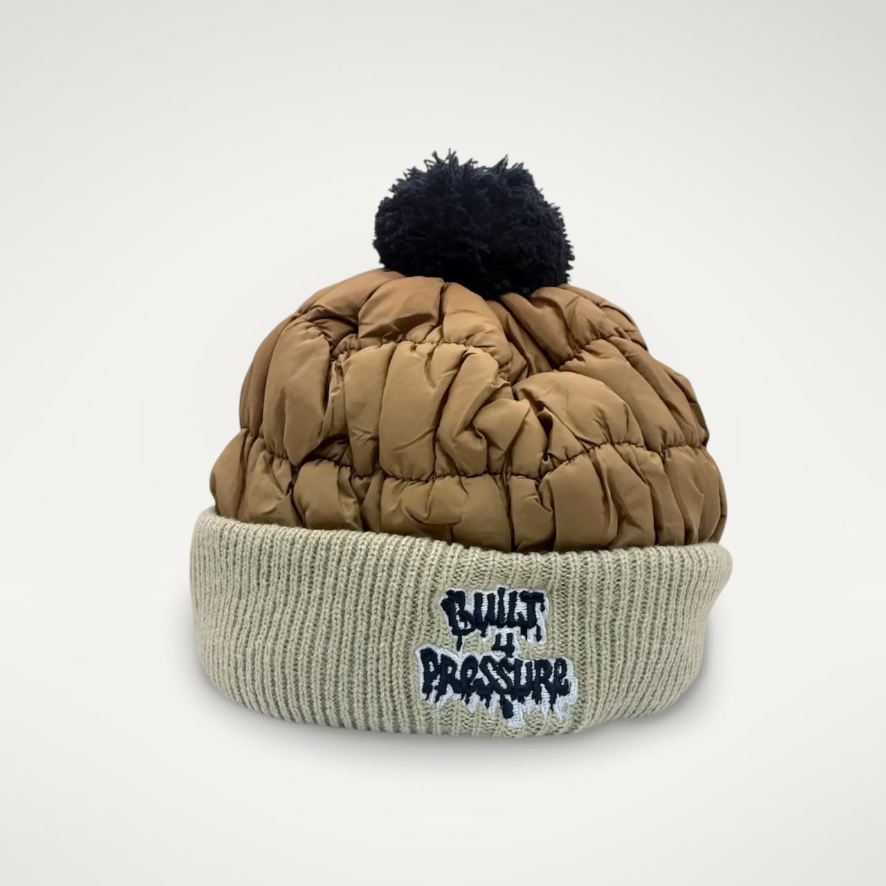 Snow Bro Fleece Lined Pom Beanie